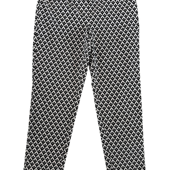 White House Black Market Slim Ankle Pants Womens Size 6R Geometric Print - Picture 5 of 16